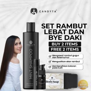 Set Rambut Lebat dan Bye Daki